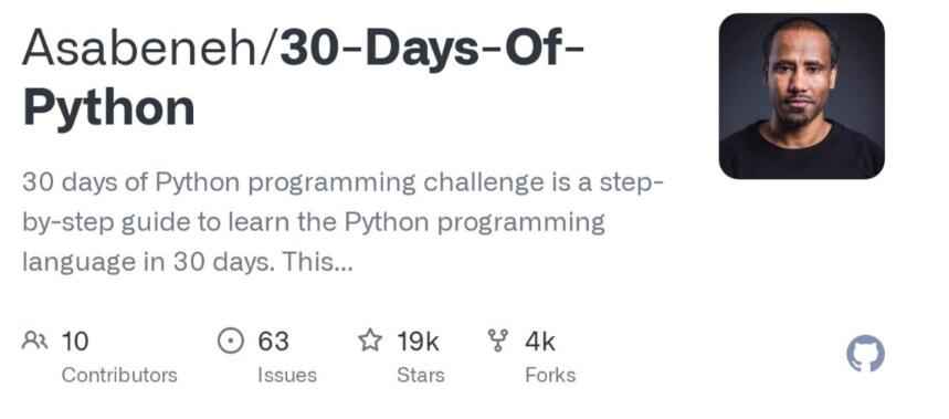 想要學(xué)好 Python，這些 Github 倉(cāng)庫(kù)你值得好好學(xué)習(xí)！ 圖3